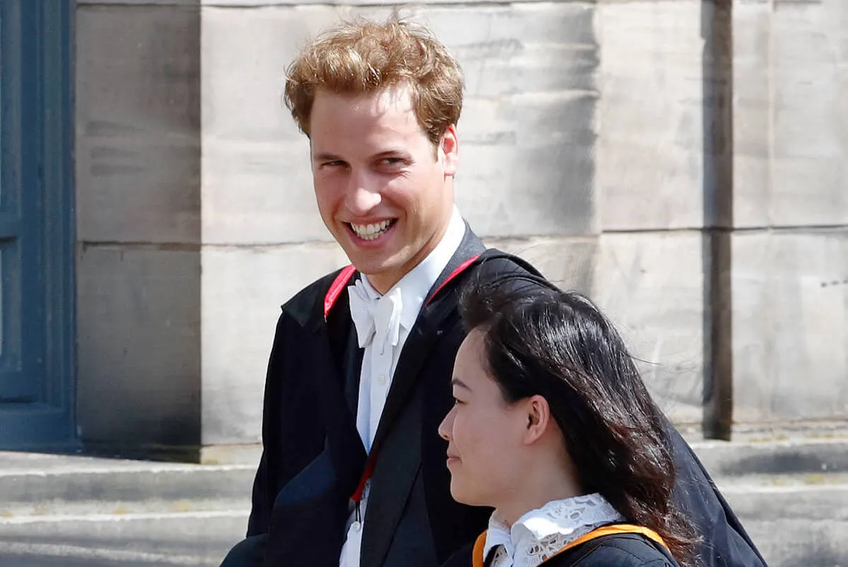 Prince William, whose friends signed NDAs to make sure he had a normal college experience, on graduation day