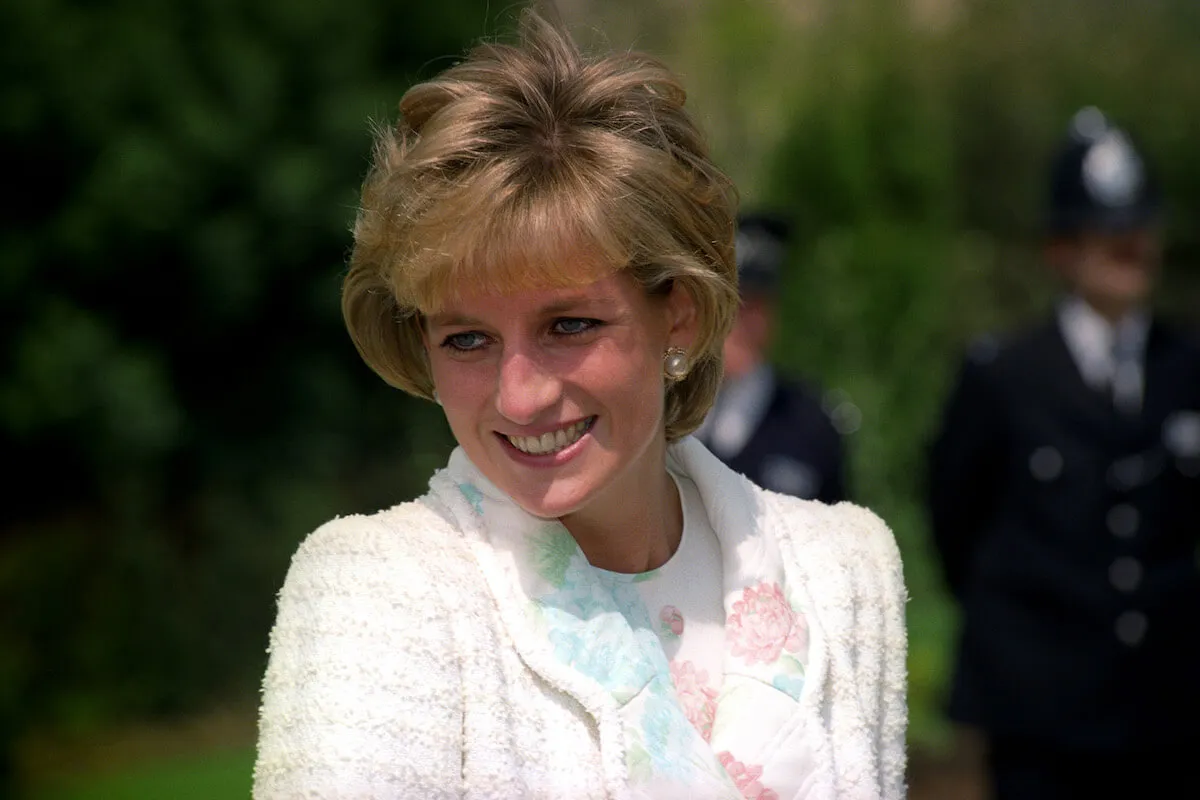 Princess Diana, whose brother-in-law was Queen Elizabeth's private secretary involved with the flag drama after her death, in 1996