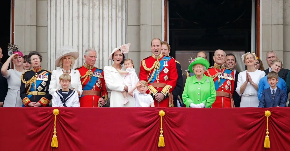 The royal family on the Buckingham Palace balcony