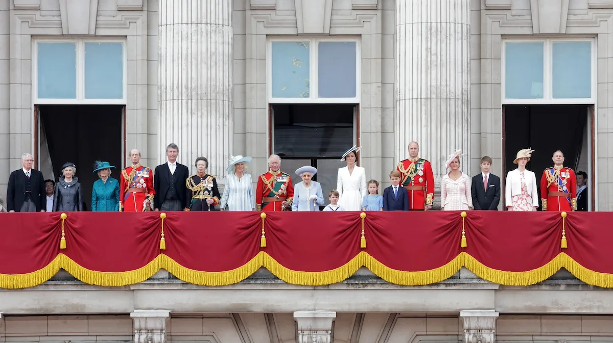 The royal family on the Buckingham Palace balcony