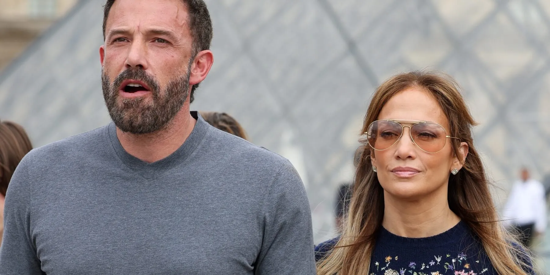 Ben Affleck and Jennifer Lopez photographed in 2022.