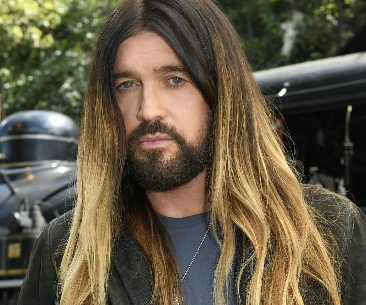 "Achy Breaky Heart" star Billy Ray Cyrus with dark hair