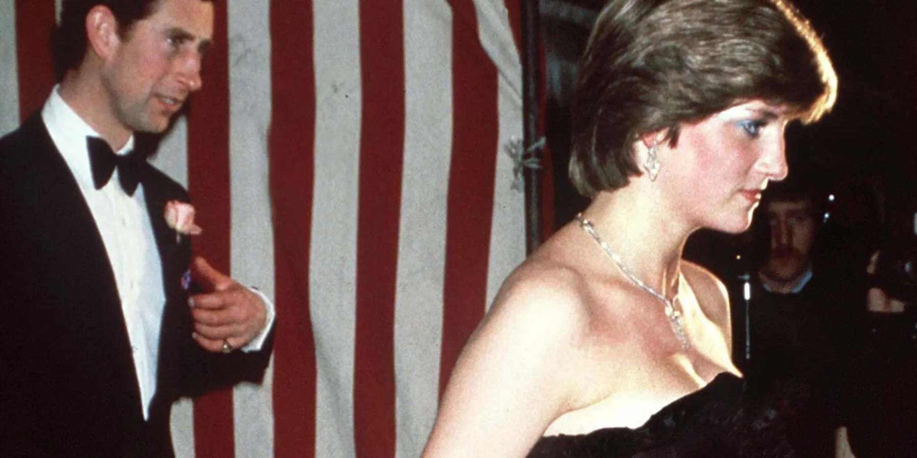 Prince Charles and Lady Diana Spencer in 1981 during their first public appearance after announcing their engagement