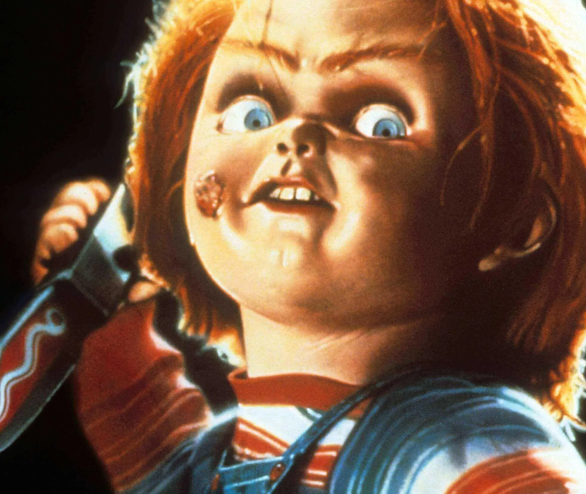 Chucky the Doll with a knife