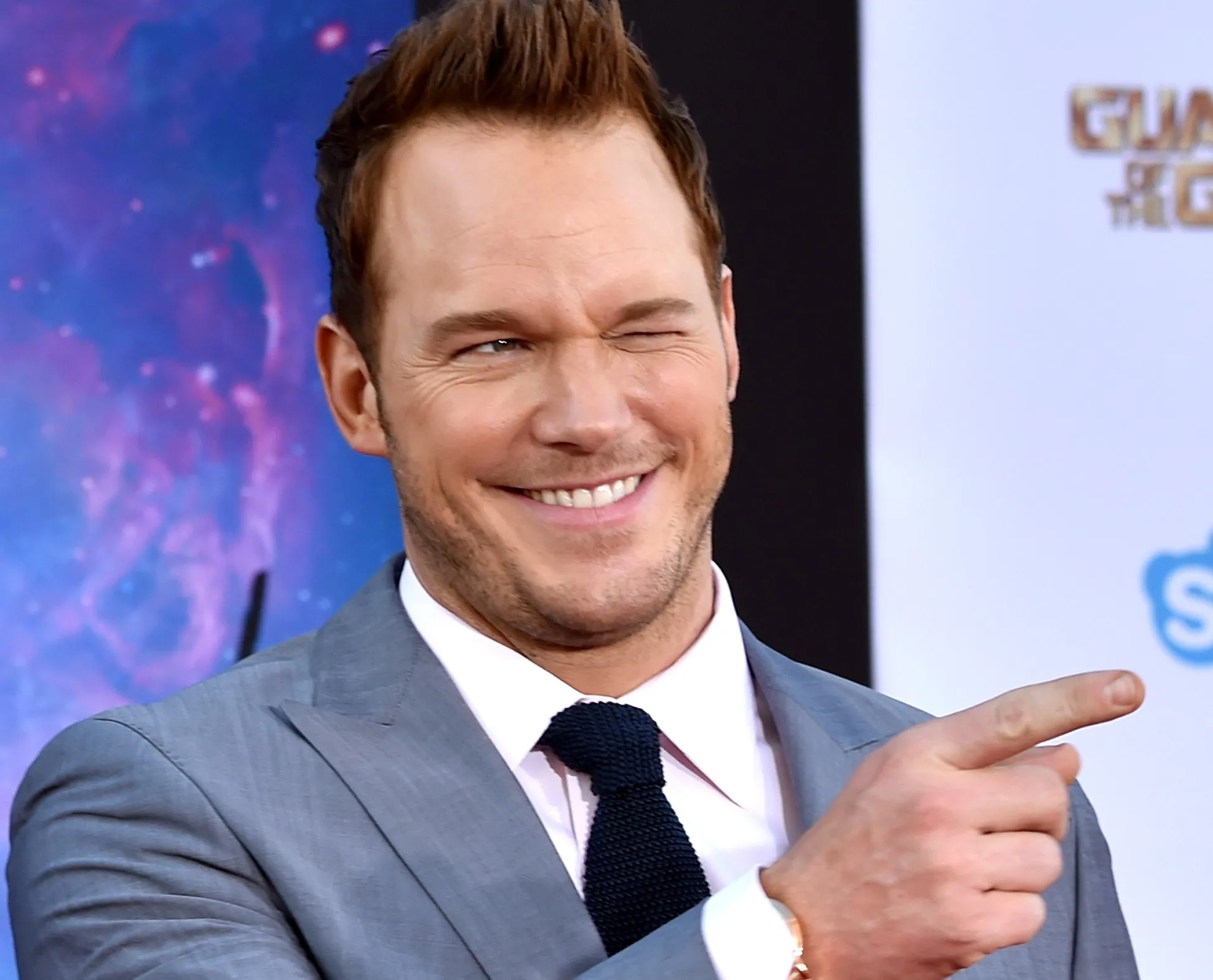 Chris Pratt from 'Guardians of the Galaxy' smiling