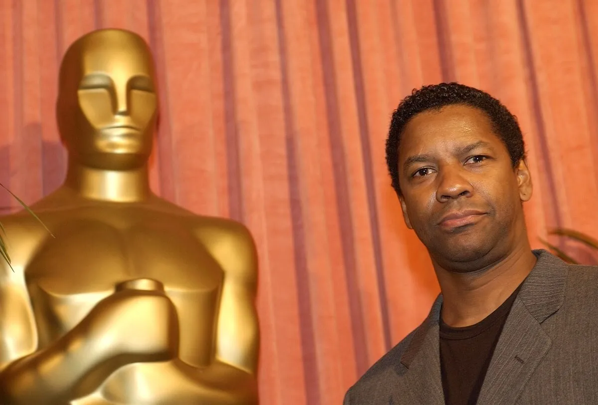 Denzel Washington attends the nominees luncheon for the 74th Annual Academy Awards.