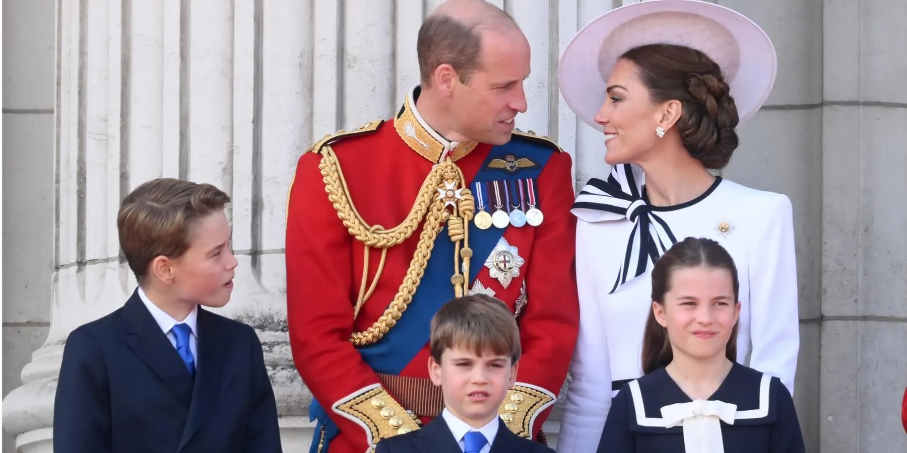 Prince George, Prince Louis, Princess Charlotte, Prince William and Kate Middleton photographed in 2024