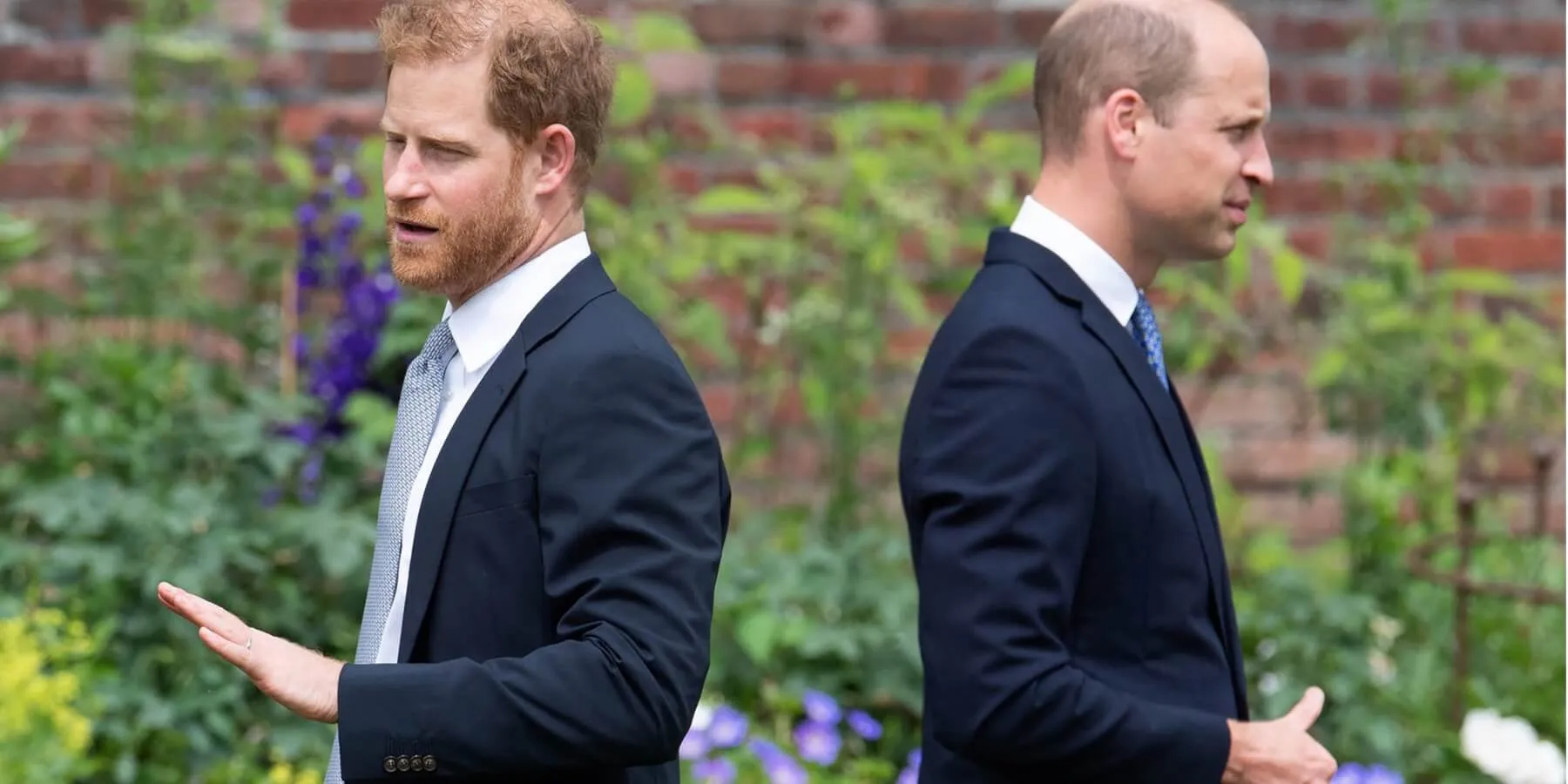 Prince Harry and Prince William photographed in 2021