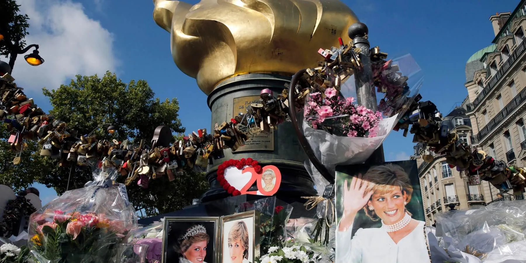 Princess Diana memorial in Paris, France