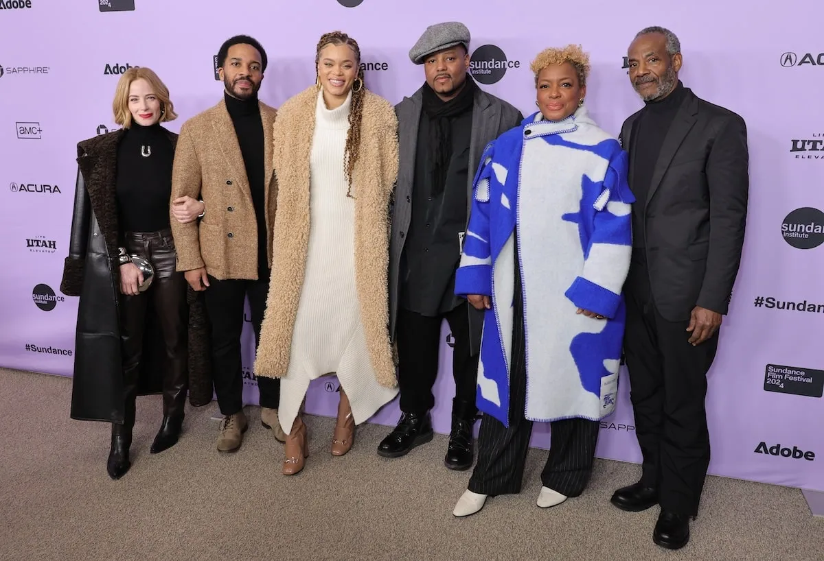 The Exhibiting Forgiveness cast poses together at Sundance Film Festival