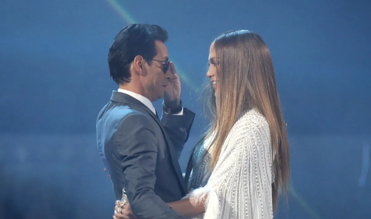 Jennifer Lopez and Marc Anthony perform onstage during the 17th Annual Latin Grammy Awards held at T-Mobile Arena on November 17, 2016 in Las Vegas, Nevada