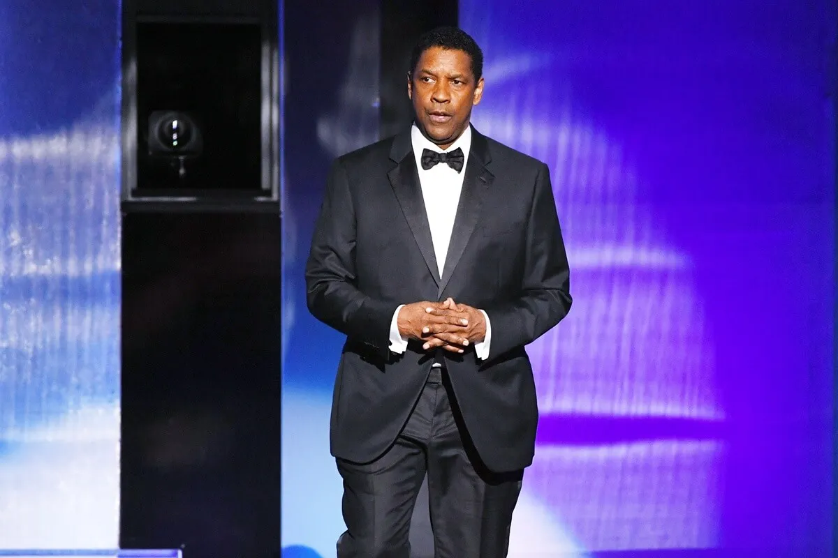 Denzel Washington speaks onstage during the 47th AFI Life Achievement Award.