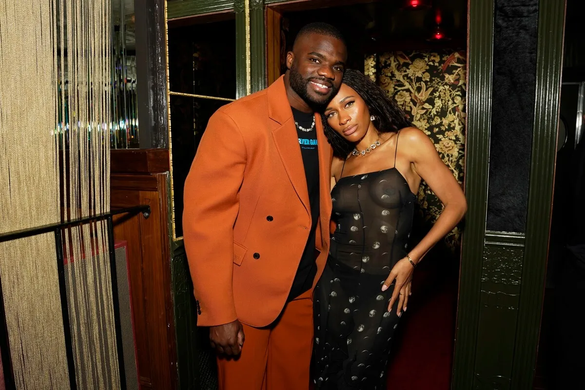 Frances Tiafoe and Ayan Broomfield attend the GQ Men of the Year Party 