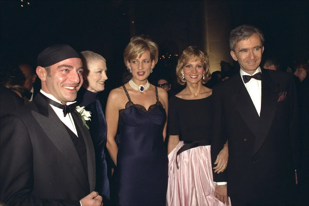 John Galliano and Princess Diana at the Met Gala