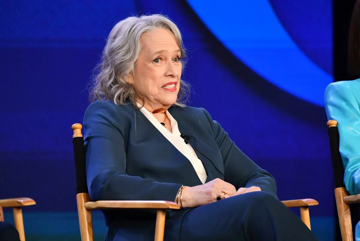 Kathy Bates speaks onstage at the "Matlock" Presentation Q & A during the CBS Network portion of the 2024 TCA Summer Press Tour at The Langham Huntington, Pasadena on July 13, 2024 in Pasadena, California.