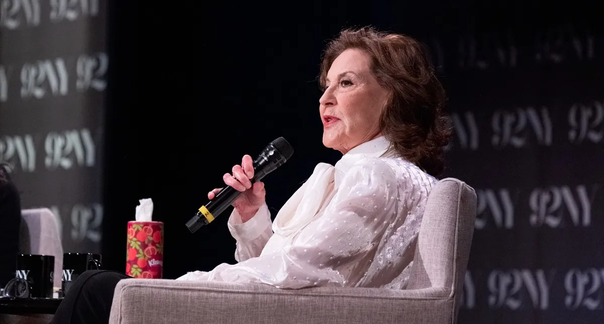 Kelly Bishop speaks at The Third Gilmore Girl: Kelly Bishop in Conversation at 92NY on September 17, 2024 in New York City