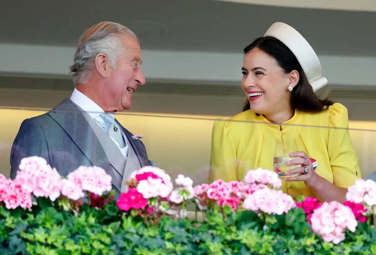 King Charles III and Lady Sophie Windsor at the Royal Ascot