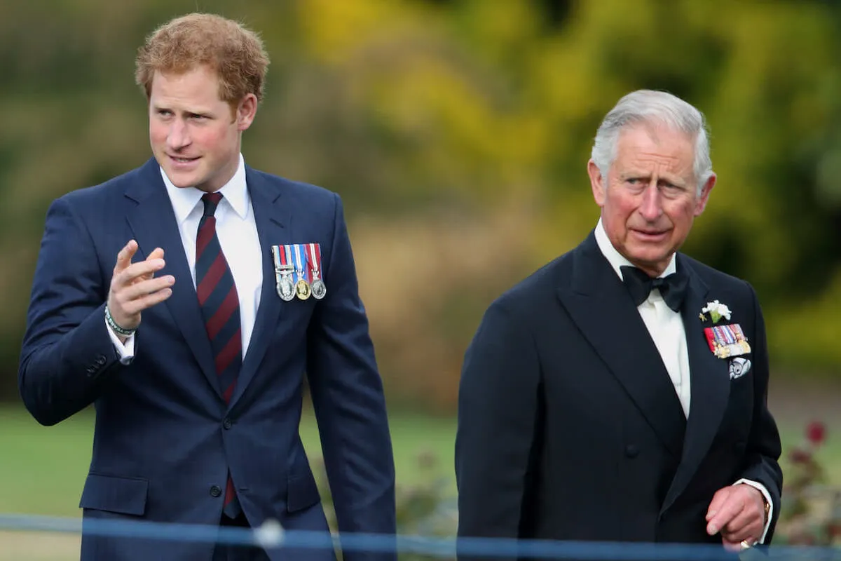 King Charles, who is getting spiritual advice on the Prince Harry rift, with his son