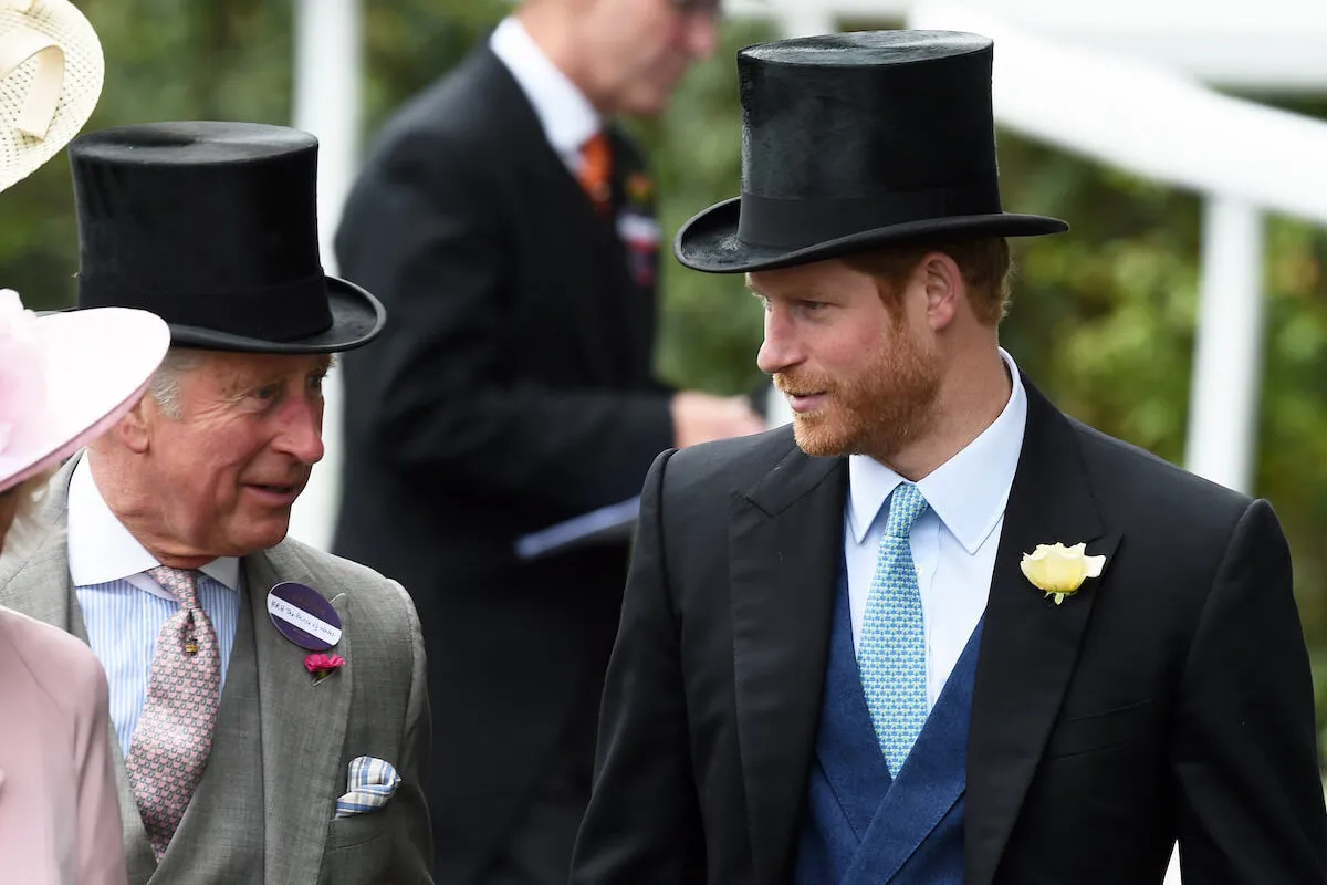 King Charles, who is reportedly receiving spiritual advice on the Prince Harry rift, with Prince Harry