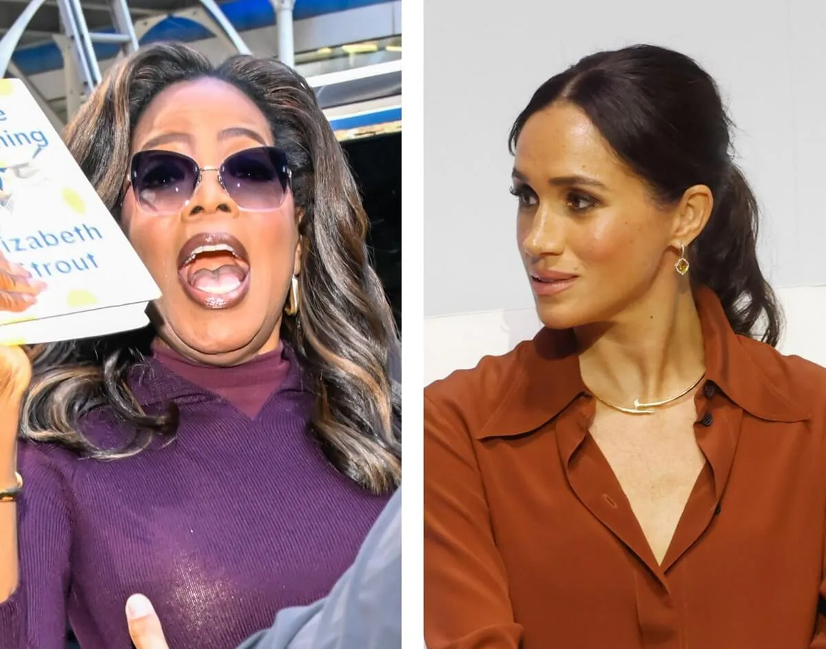 Awkward Moment Oprah Winfrey Interrupts and Rattles Meghan Markle as the Duchess Is Speaking at Event