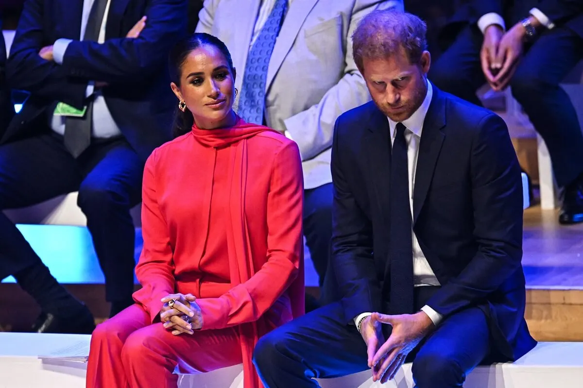 Meghan Markle and Prince Harry attend the annual One Young World Summit in Manchester, England