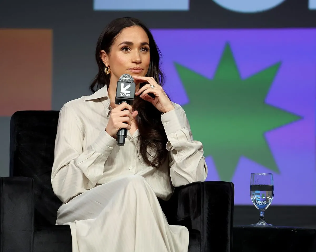 Meghan Markle speaks onstage during SXSW conference and festival