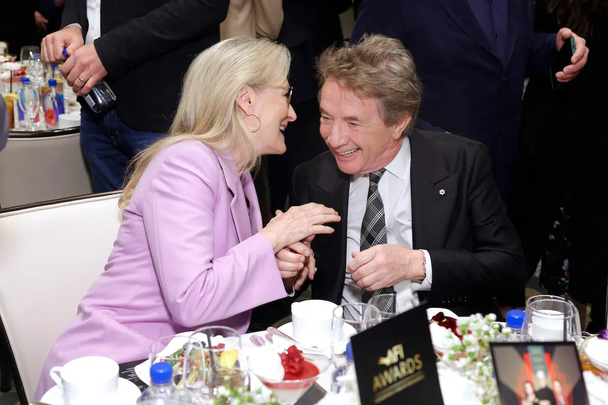 Meryl Streep and Martin Short attend the AFI Awards Luncheon. 