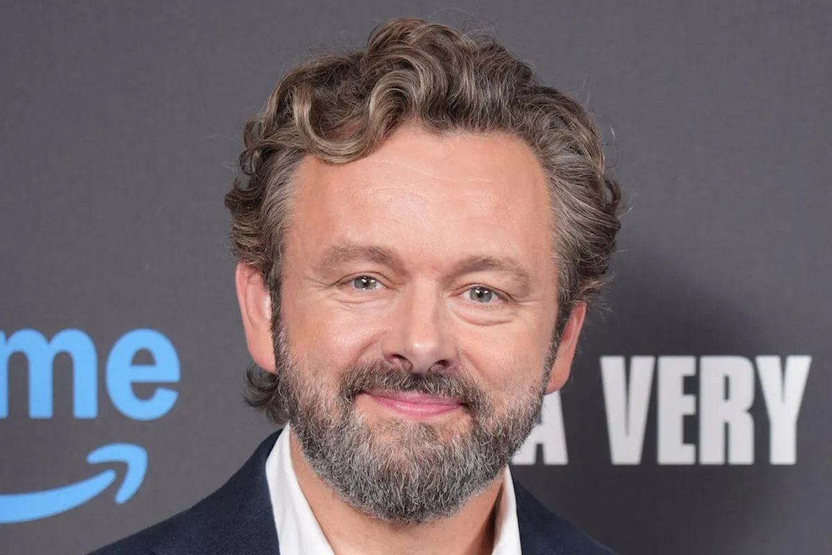 Michael Sheen, who plays Prince Andrew in 'A Very Royal Scandal,' smiles.