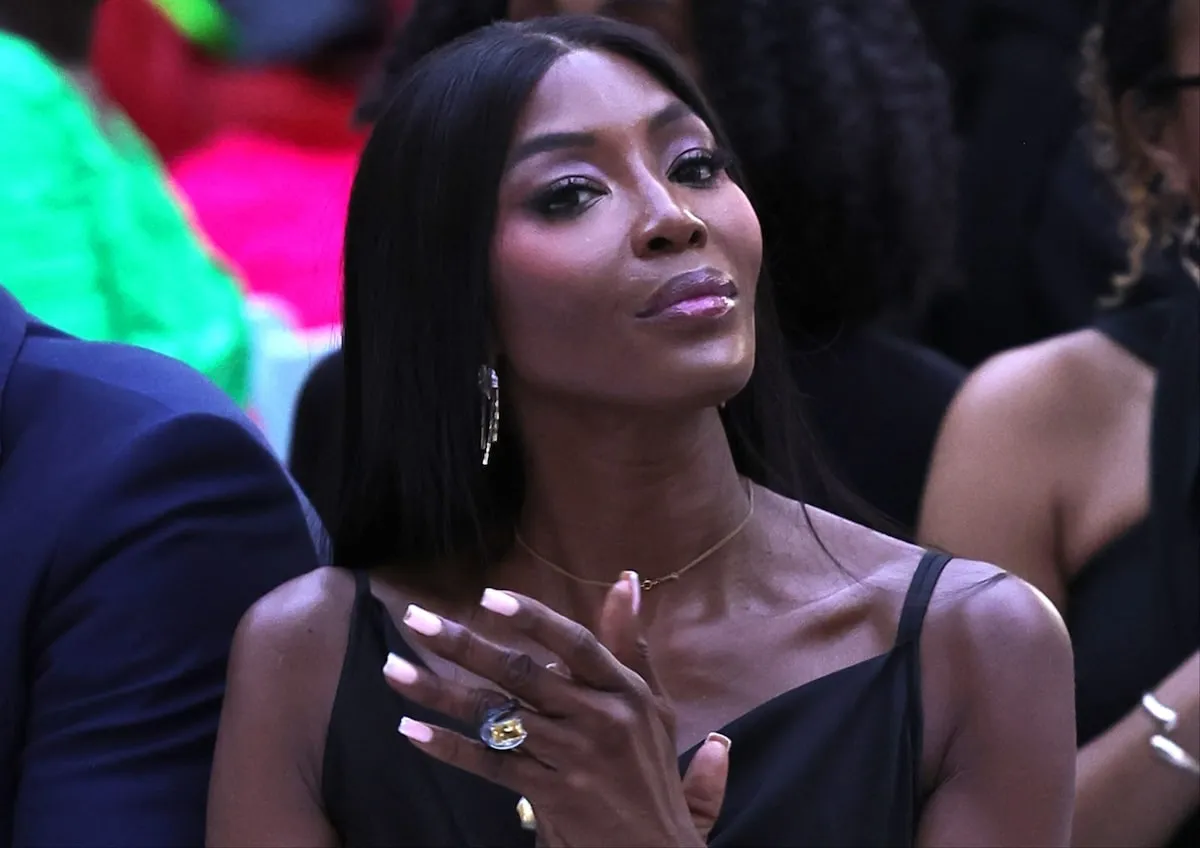 Sitting in the front row, Naomi Campbell claps during the 17th Annual Harlem's Fashion Row Fashion Show & Style Awards