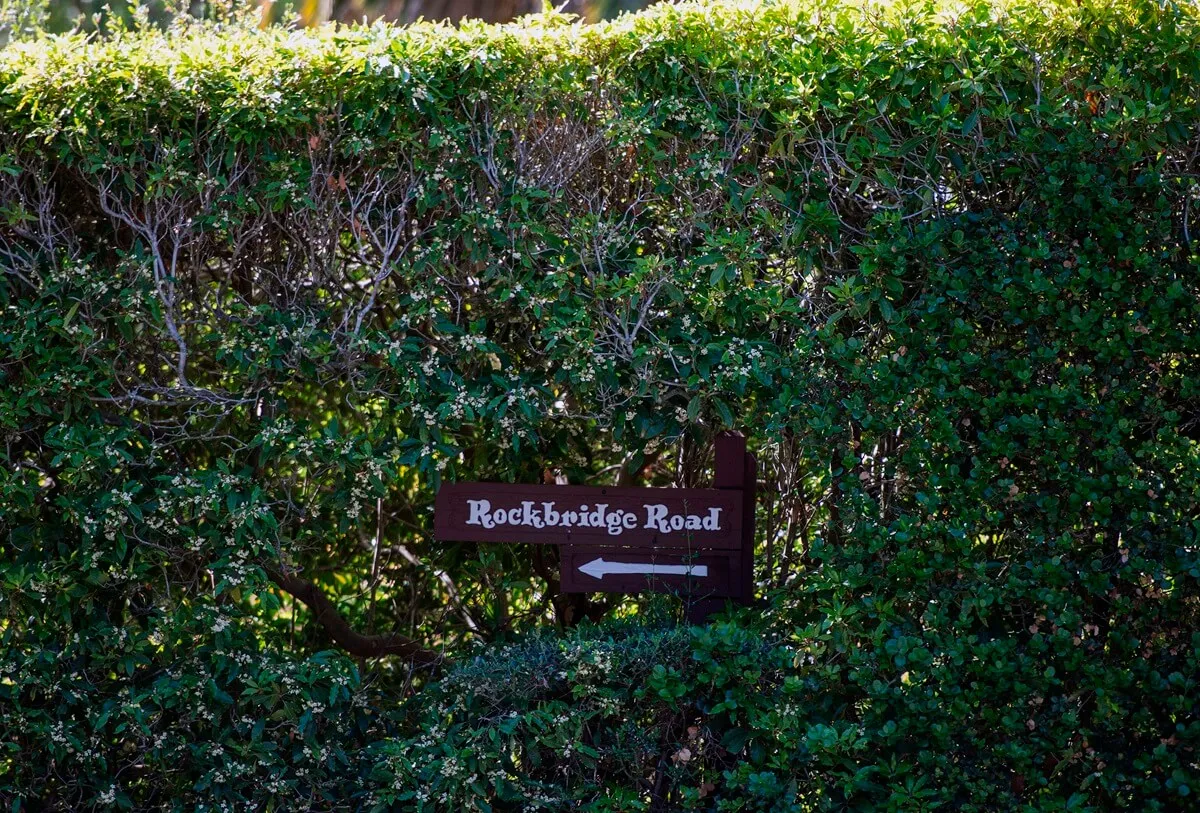 Near entrance of the estate and the name of the road where Prince Harry and Meghan Markle's mansion, in Montecito, California