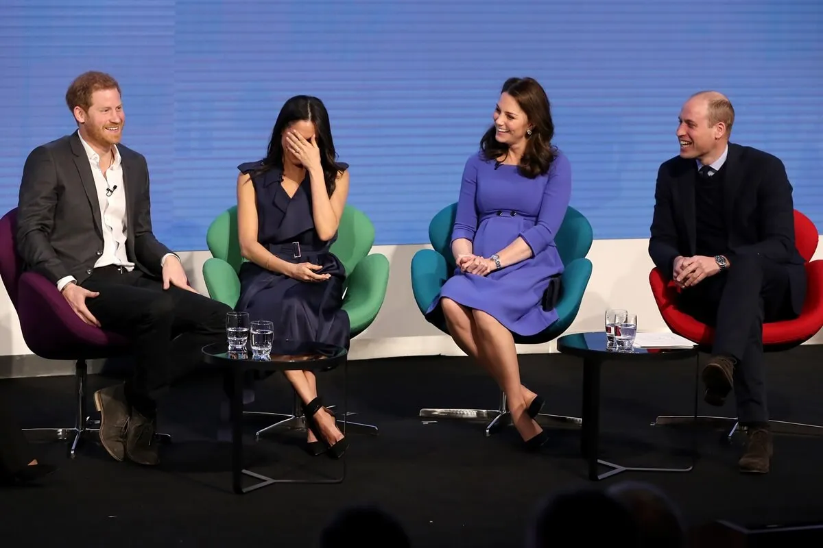 Prince Harry, Meghan Markle, Kate Middleton, and Prince William attend the Royal Foundation Forum