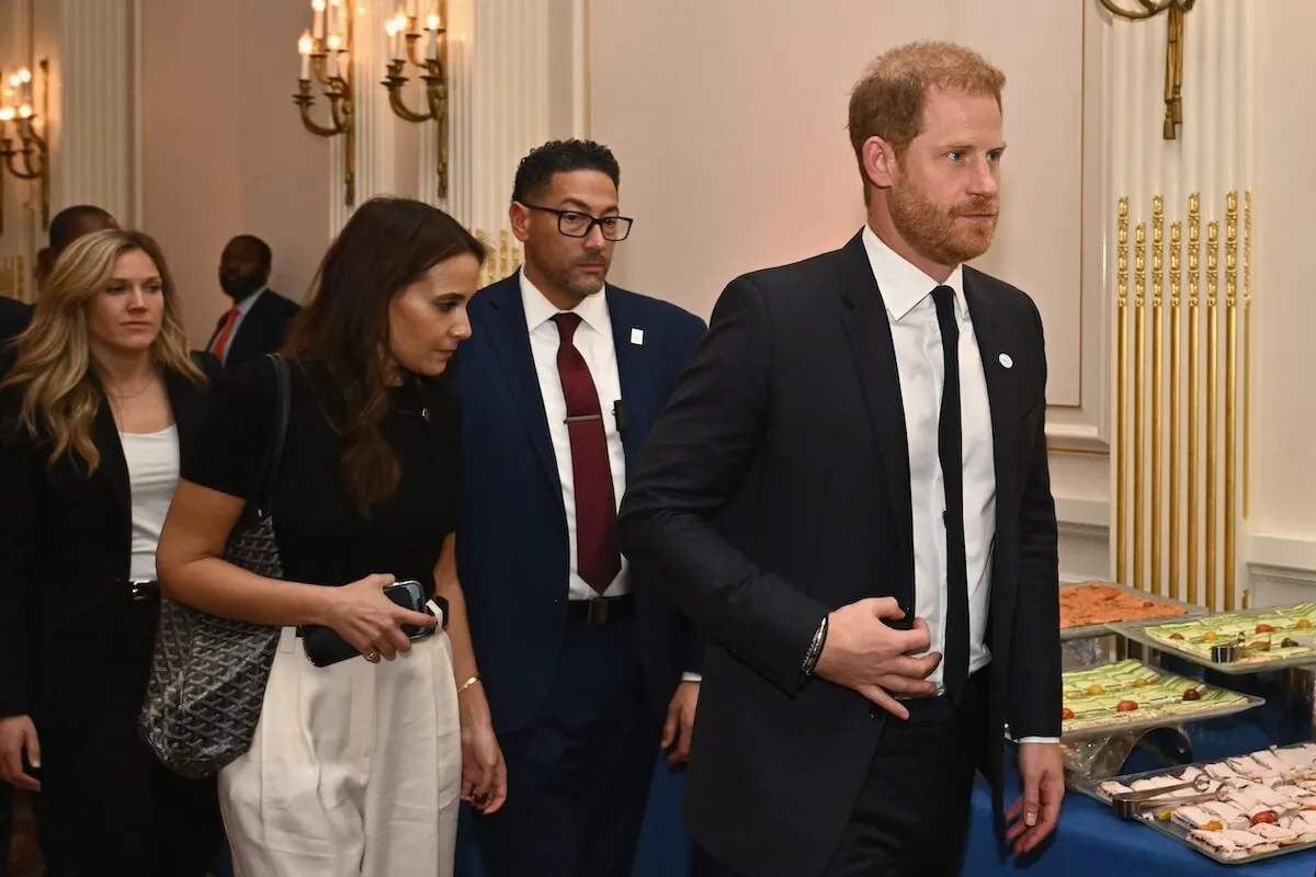 Prince Harry and his team in New York City