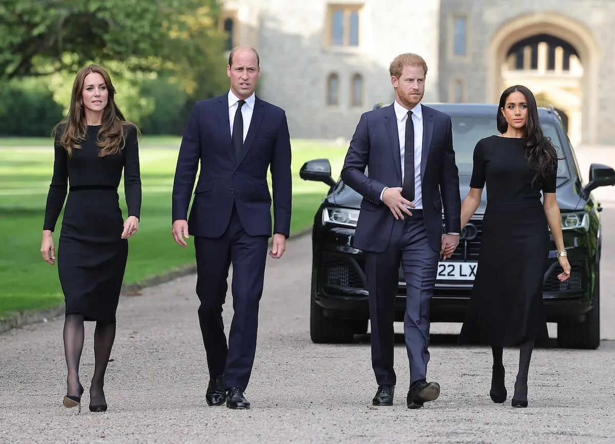 Kate Middleton, Prince William, Prince Harry, and Meghan Markle