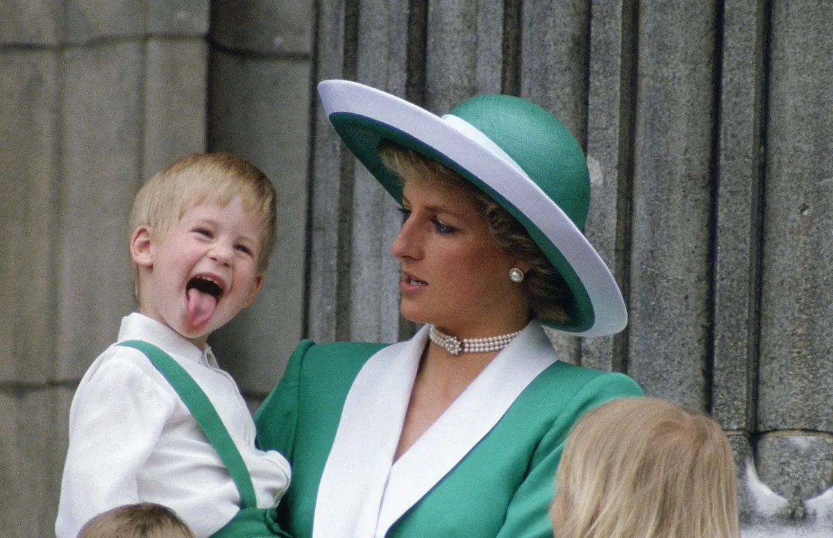 Princess Diana and Prince Harry