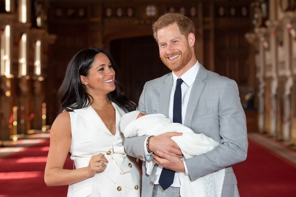 Prince Harry and Meghan Markle with Prince Archie