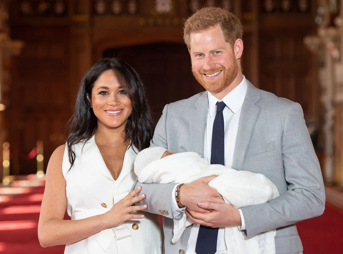 Meghan Markle and Prince Harry with Prince Archie in 2019