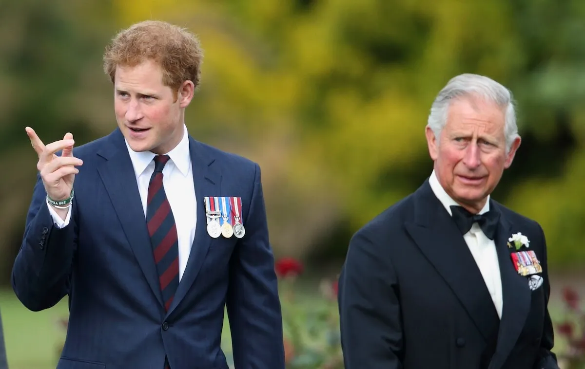 Prince Harry and his father, King Charles