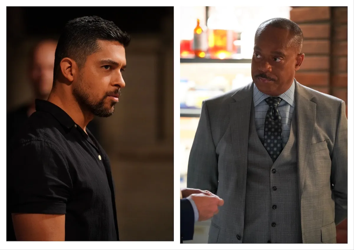 Side by side photos of Torres and Vance in 'NCIS' Season 22 premiere