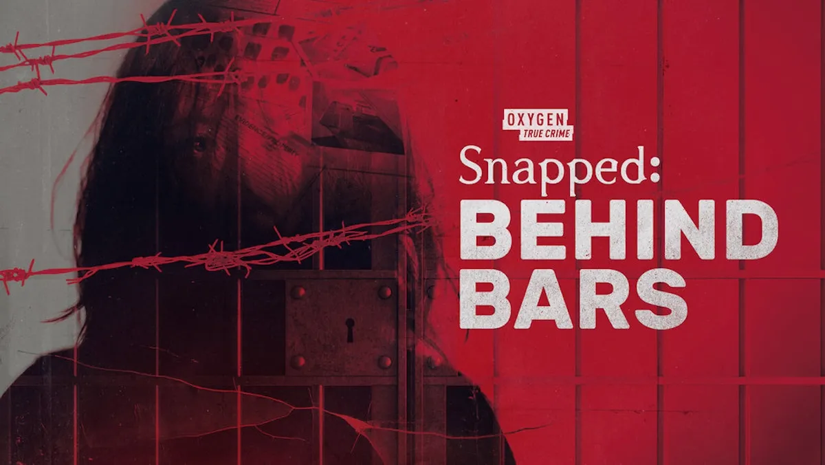 Key art for Oxygen true crime series 'Snapped: Behind Bars'