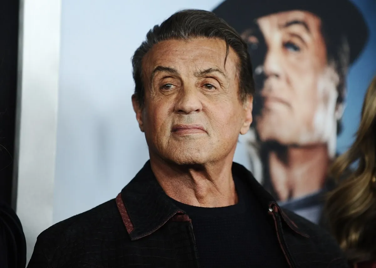 Sylvester Stallone attends the 'Creed II' New York Premiere at AMC Loews Lincoln Square while wearing an all black outfit.