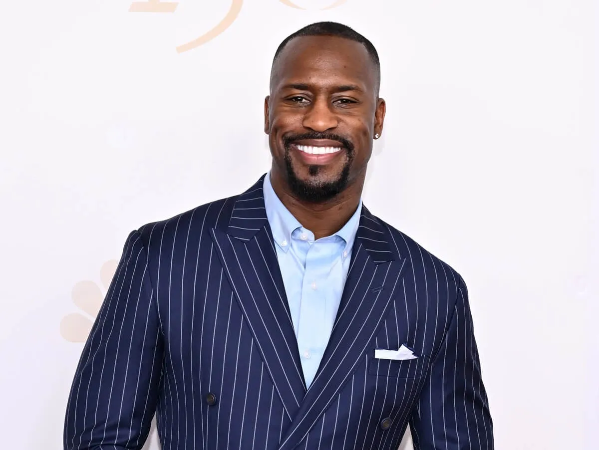 Vernon Davis attends the Kentucky Derby 150 at Churchill Downs