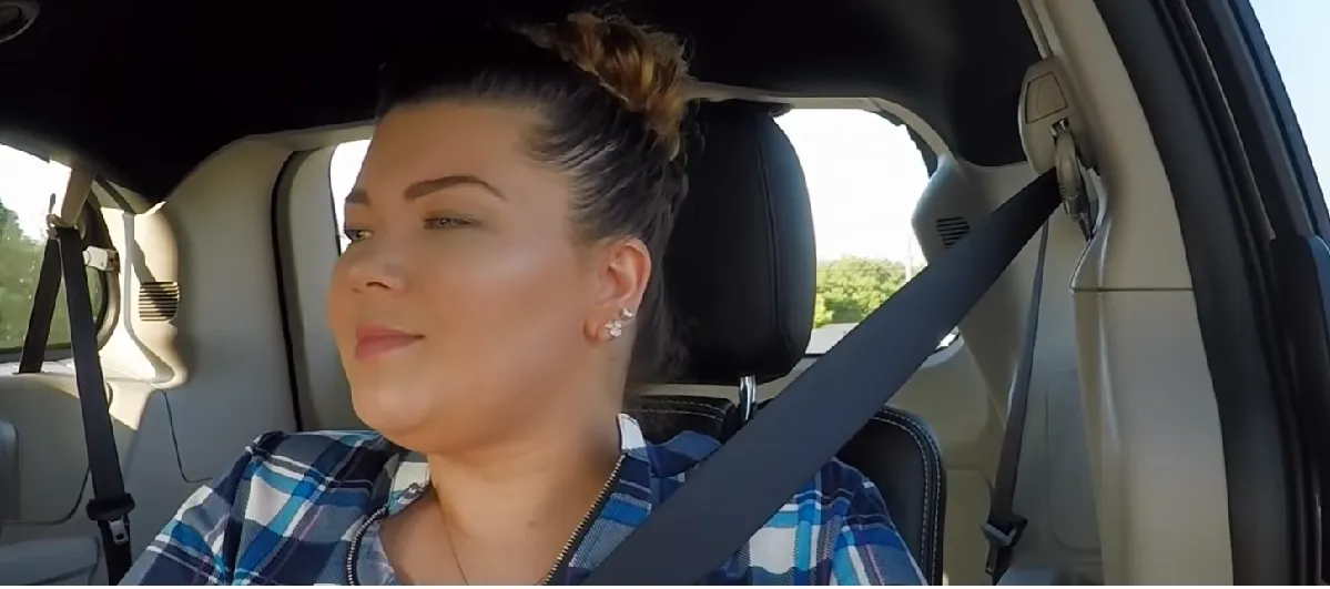 Amber Portwood sits in a car months before Gary Wayt's disappearance 