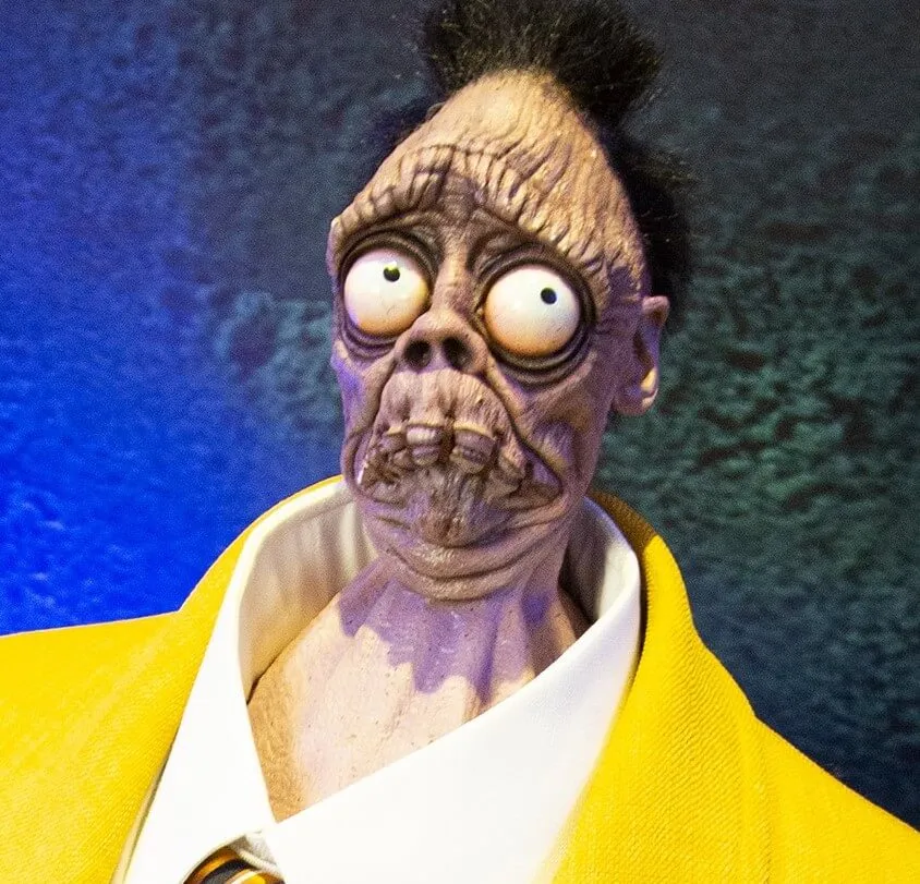 Bob from 'Beetlejuice Beetlejuice' in a yellow suit