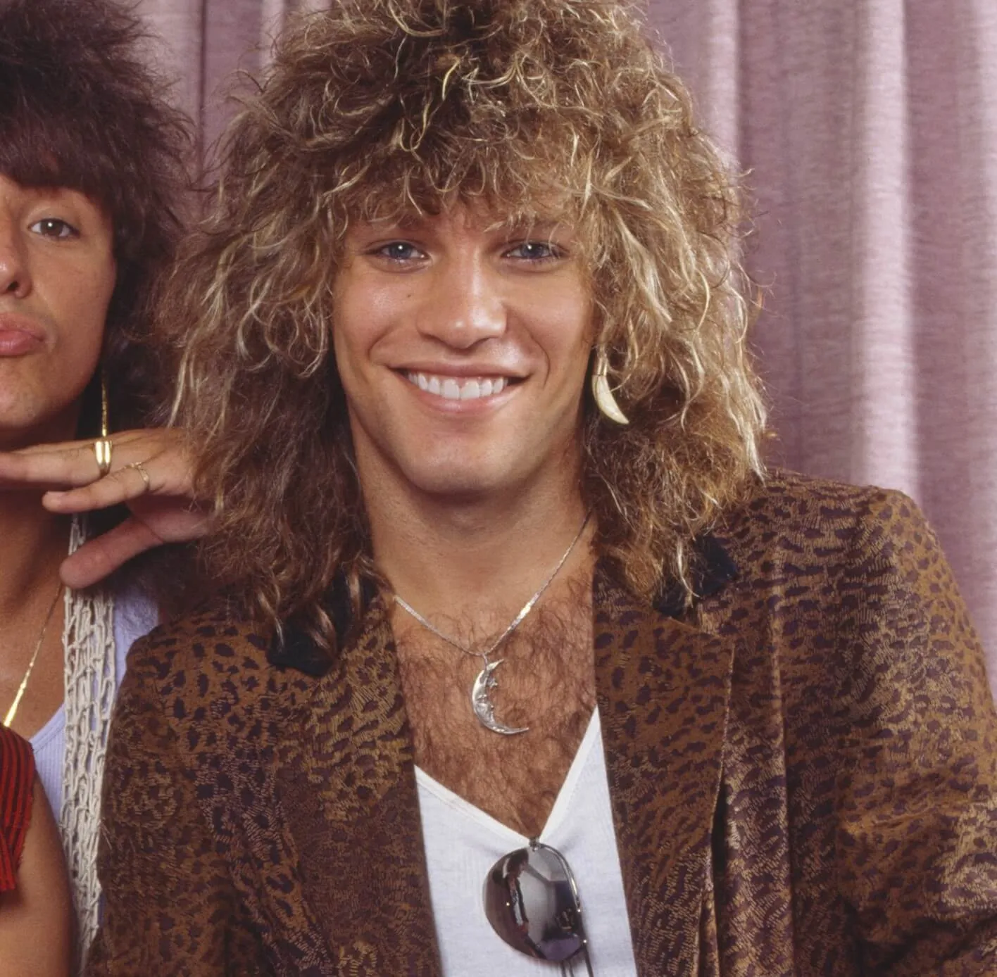 Bon Jovi's Jon Bon Jovi with long hair