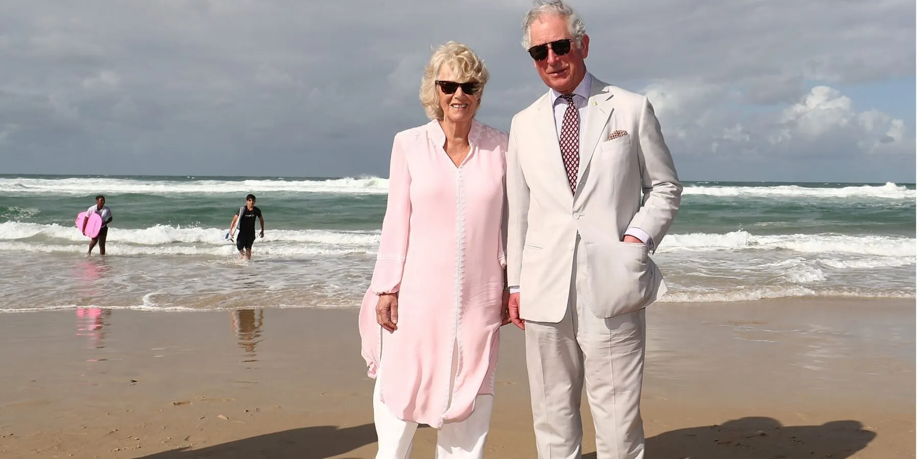 Camilla Parker Bowles and then-Prince Charles in Australia in 2018