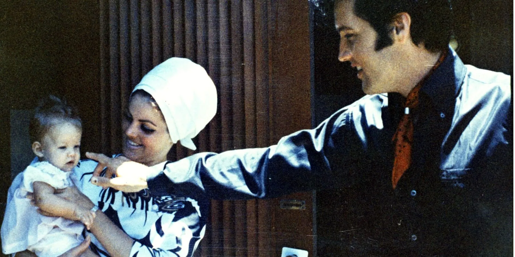 Lisa Marie Presley, Priscilla Presley and Elvis Presley