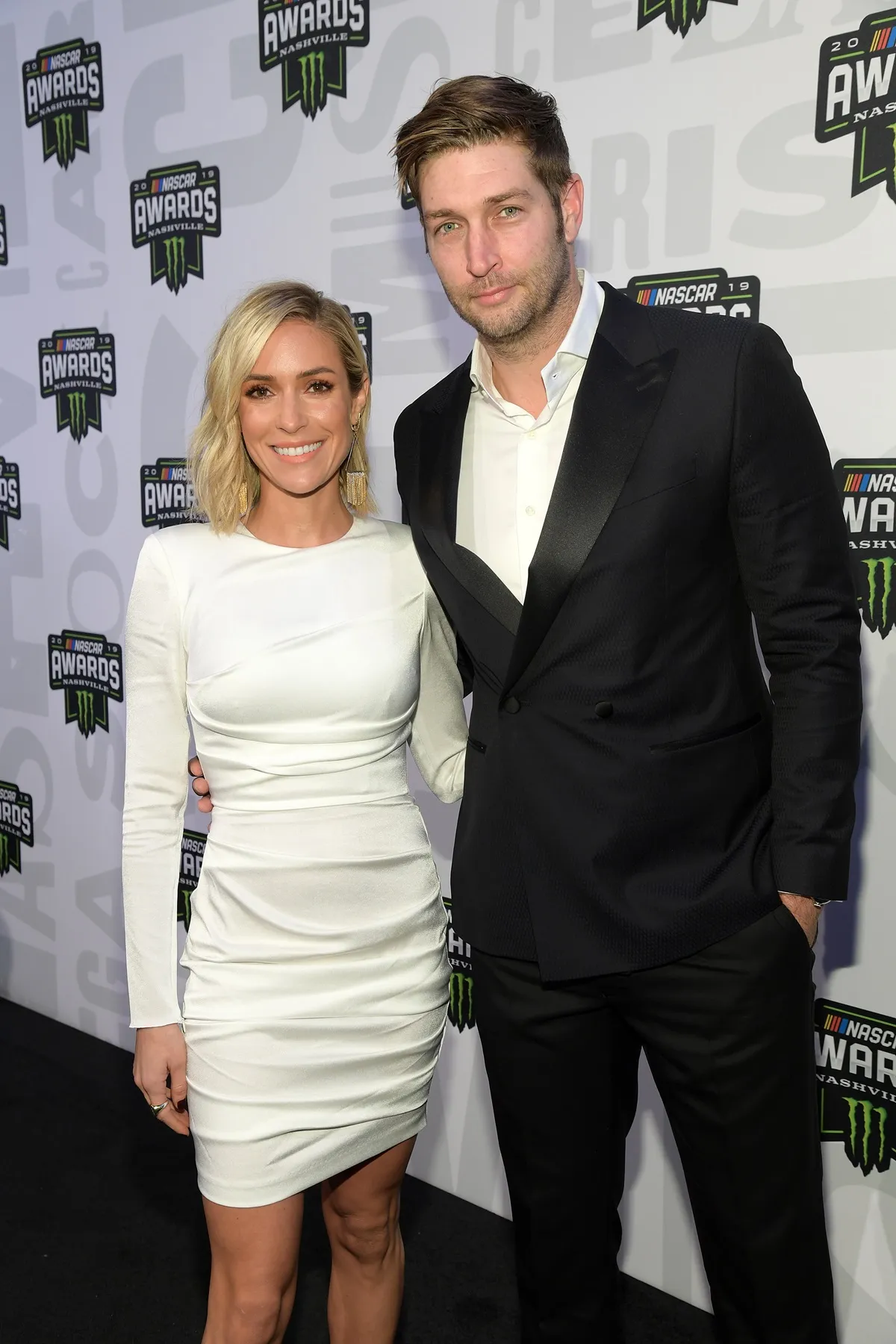 Jay Cutler and Kristin Cavallari attend the Monster Energy NASCAR Cup Series Awards at Music City Center on December 05, 2019