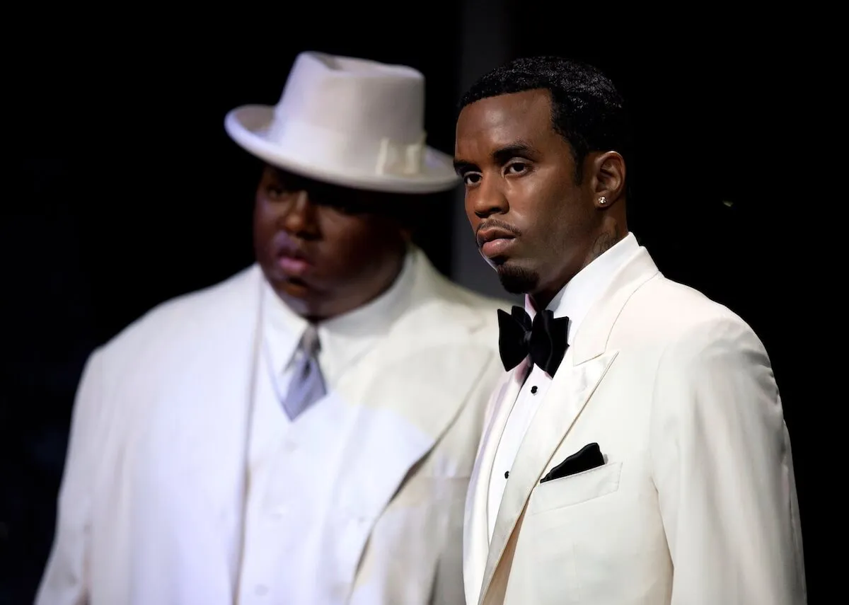 Wax figures of Biggie and Sean 'Diddy' Combs