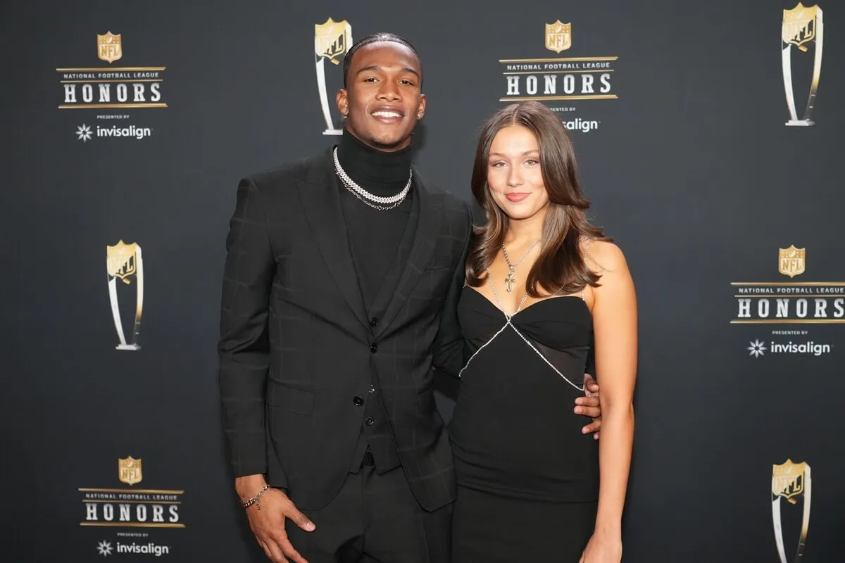 arrett Wilson and Tatum Talboo attend the 12th Annual NFL Honors