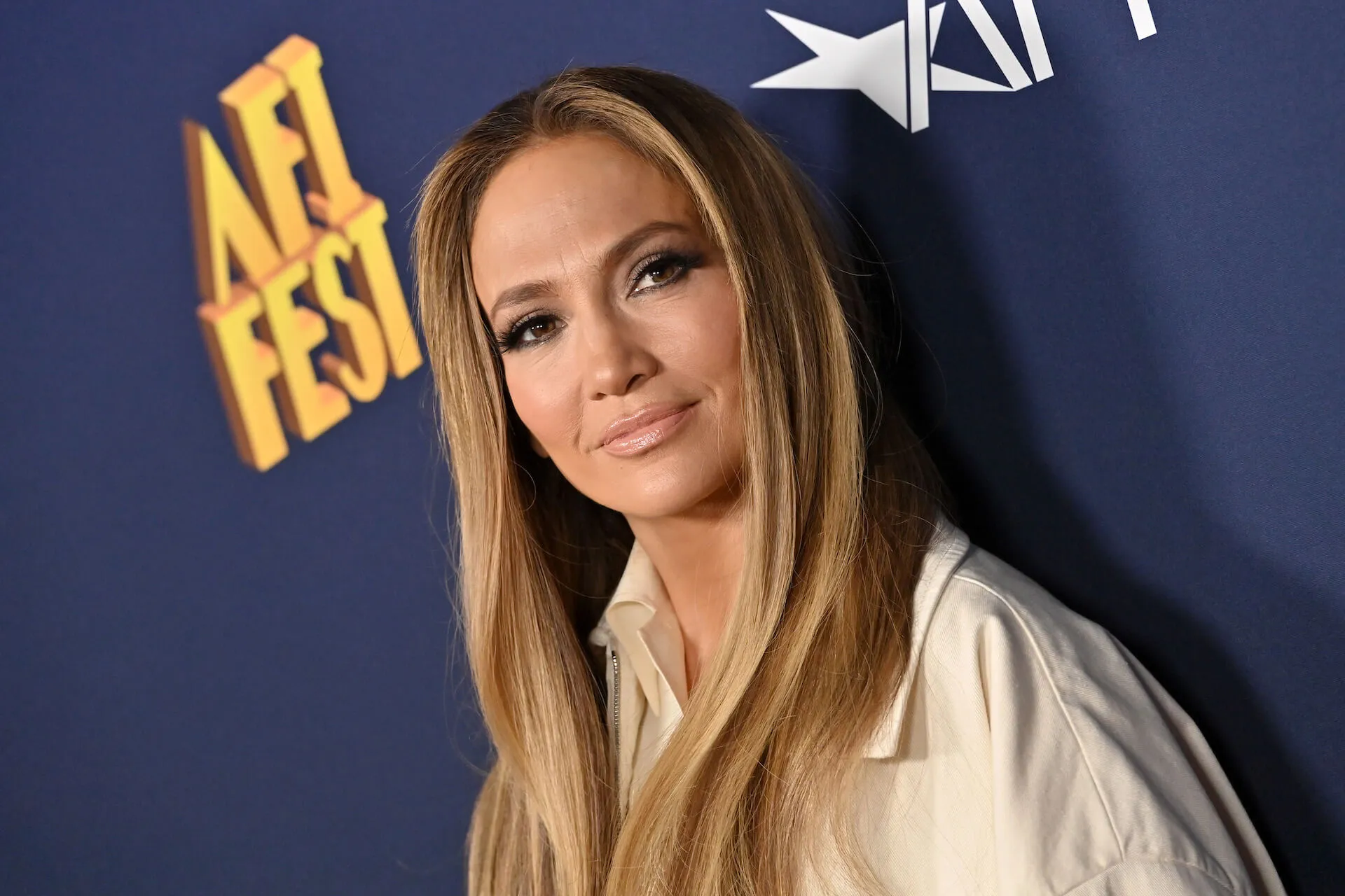 A close-up of Jennifer Lopez with a slight smile at the AFI Fest for 'Unstoppable'